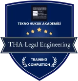 Tekno Hukuk Akademisi Legal Engineering training completion badge
