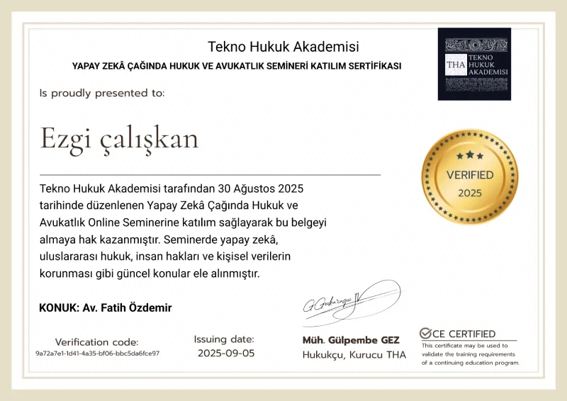 Mesleki eğitim sertifikası 4
