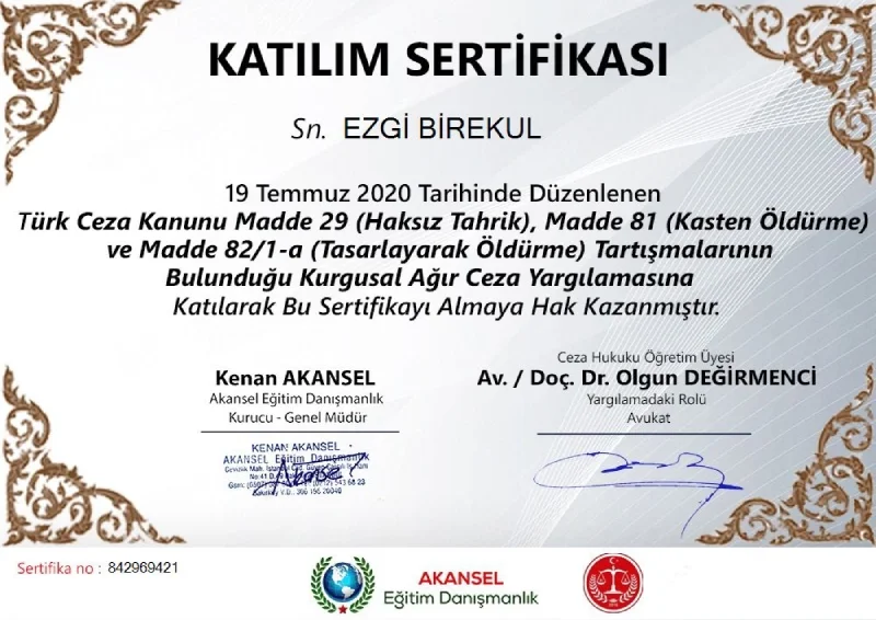 Mesleki eğitim sertifikası 5